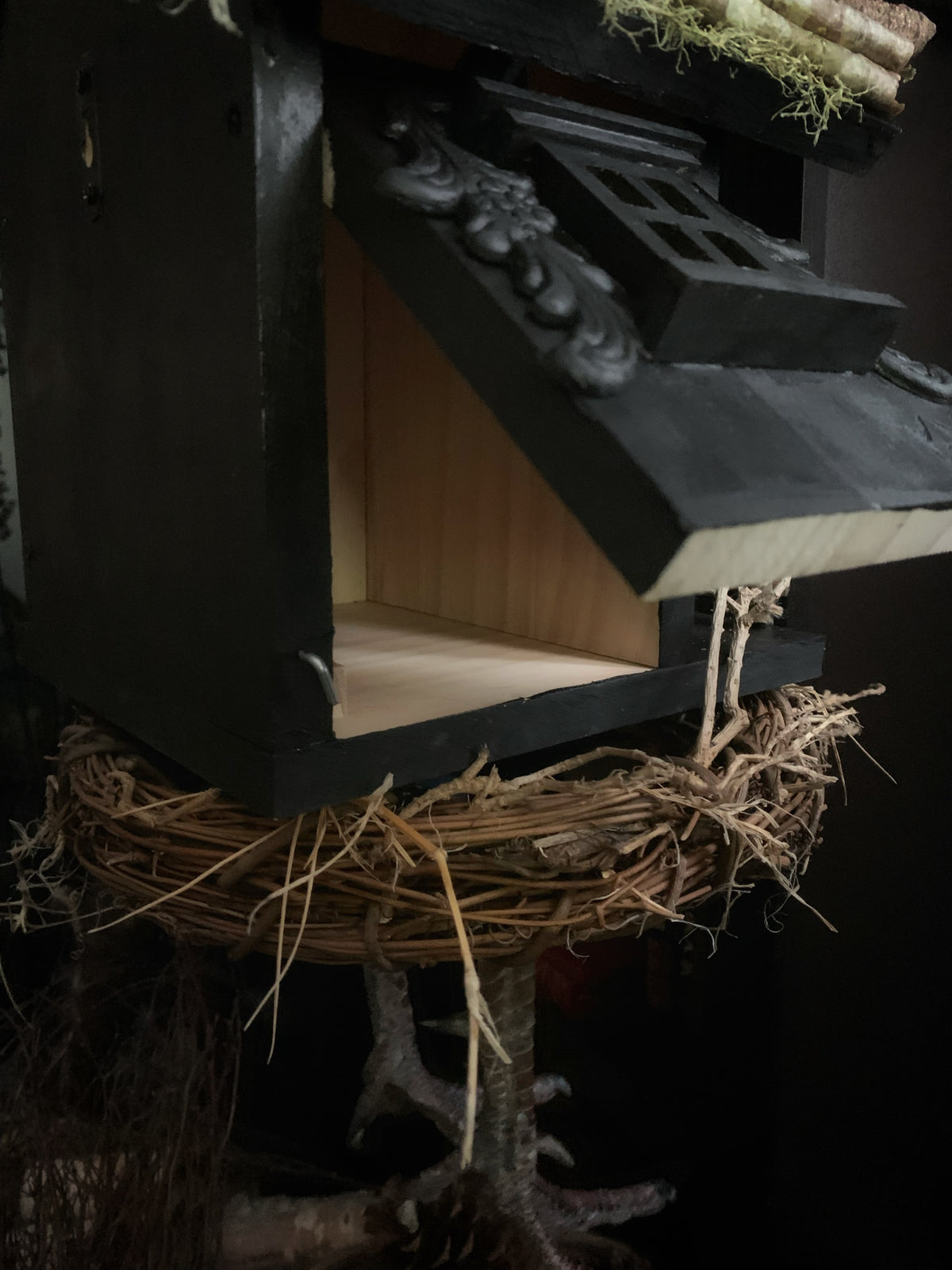 Baba Yaga Hut Birdhouse