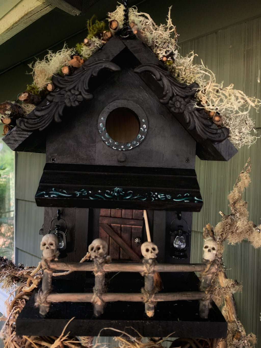 Baba Yaga Hut Birdhouse