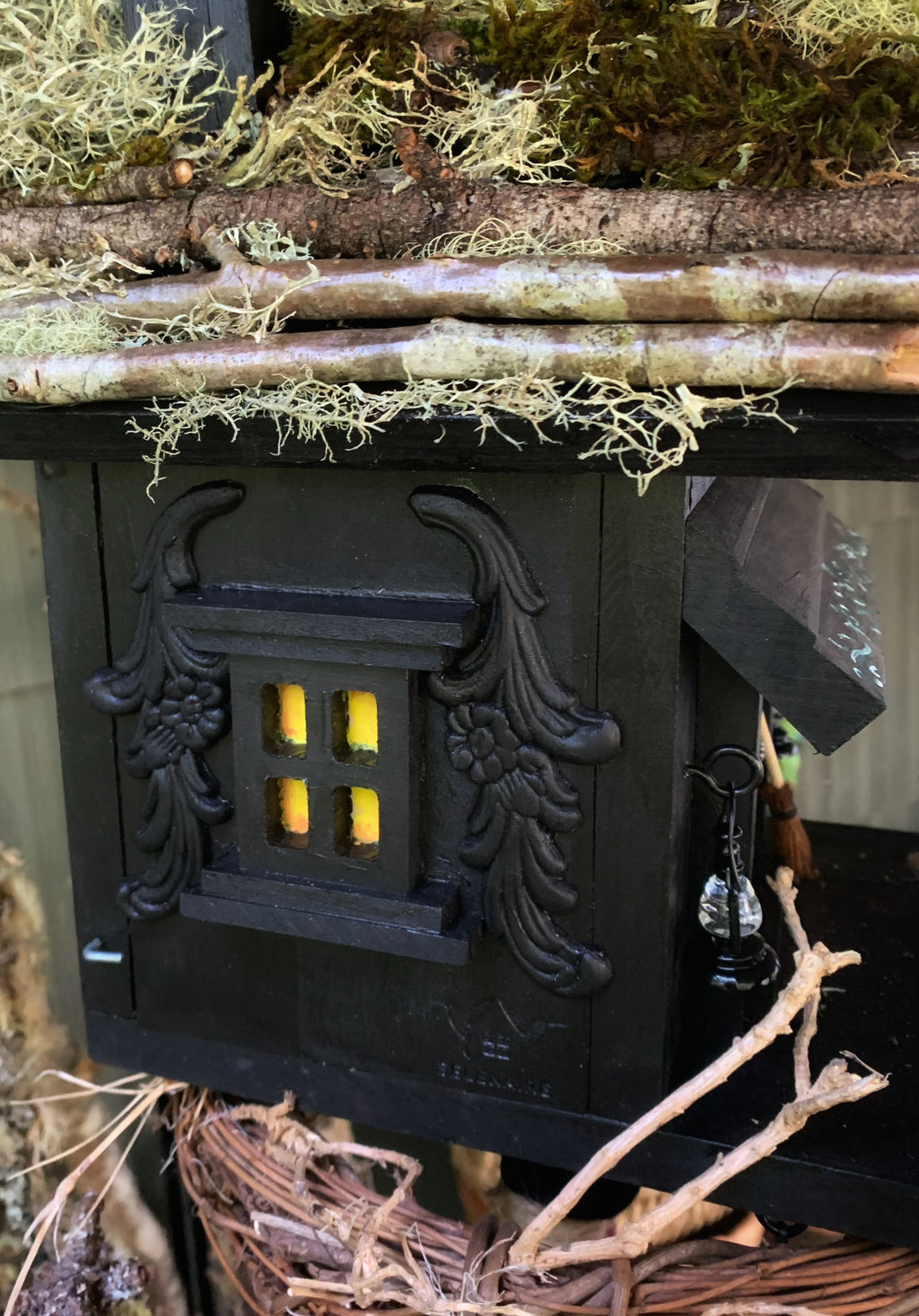 Baba Yaga Hut Birdhouse