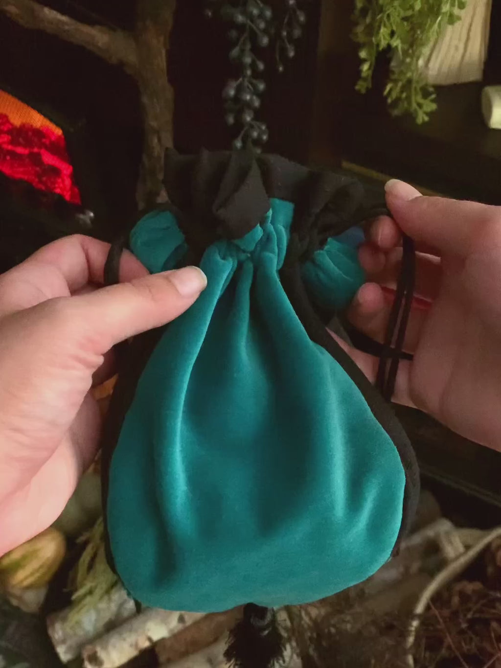 Renaissance Drawstring Pouch - Jacquard